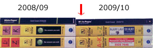 Gold Coast Yellow Pages Comparison 2008-9 2009-10