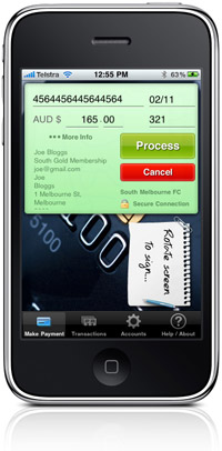 iPhone Payment Gateway App