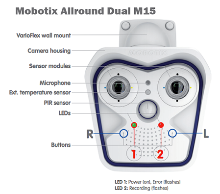 Mobotix Allround Dual M15 Security Camera