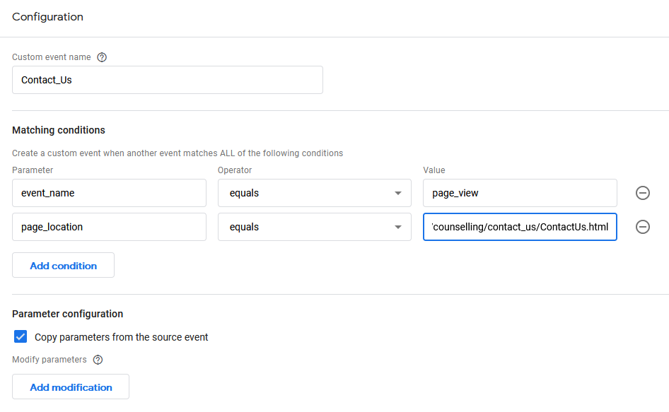 Google Analytics 4 Custom Event