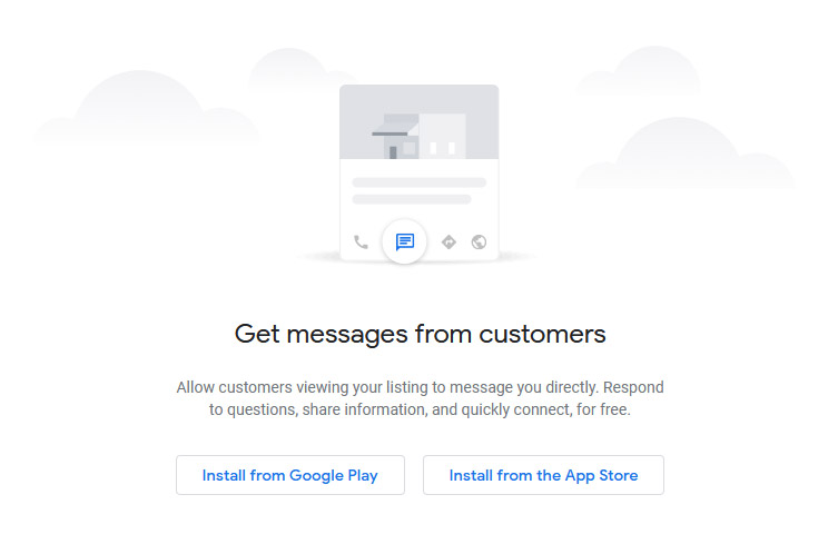 Google My Business Turn on Messaging