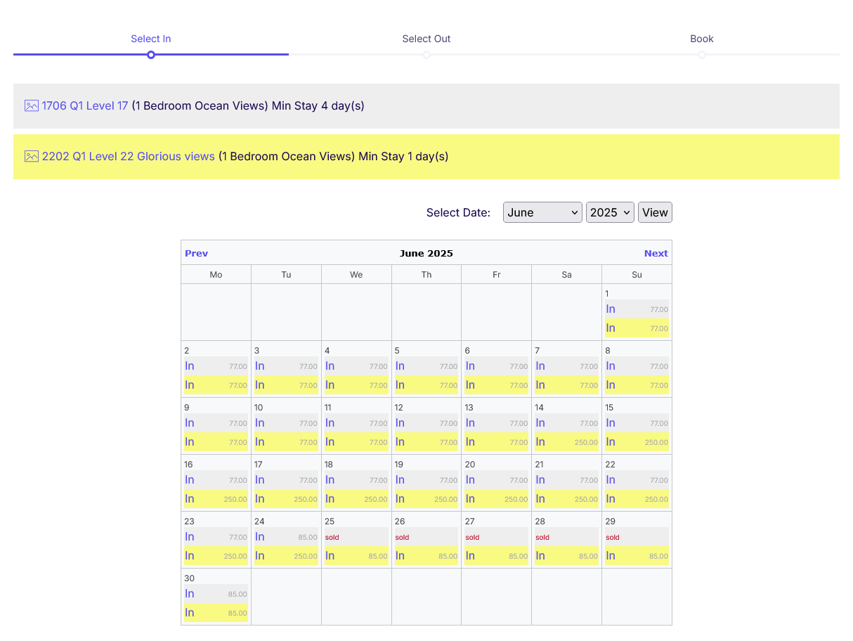 Intuitive Accommodation Booking