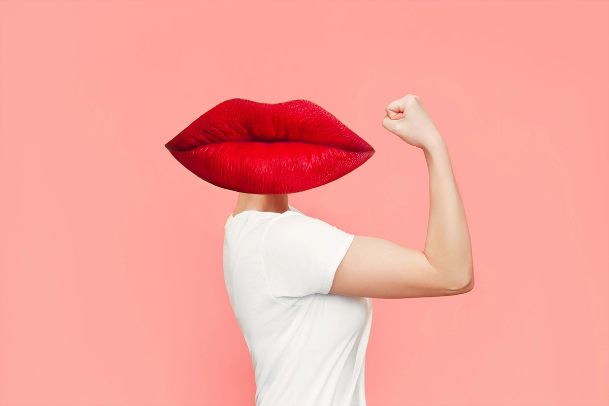 Female Activist Mouthpiece