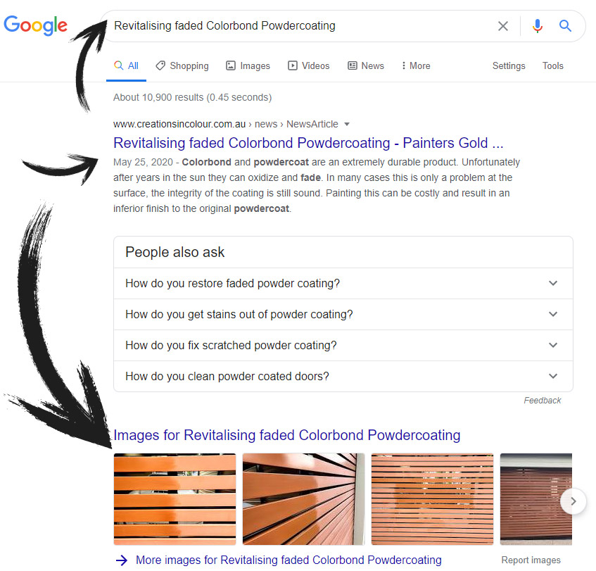 Google Search Example