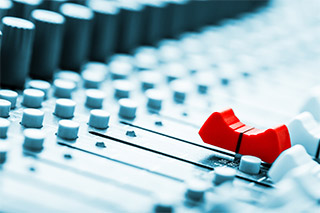 Mixing Board for audio production