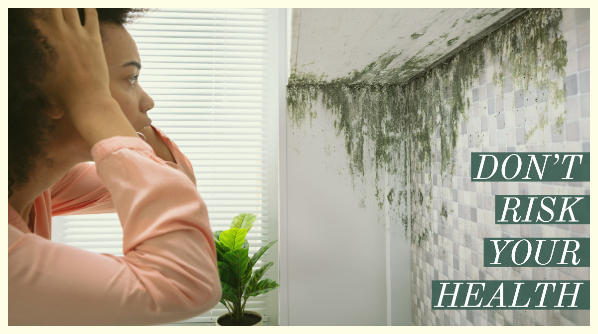 Mould in the Bathroom is a Health Risk