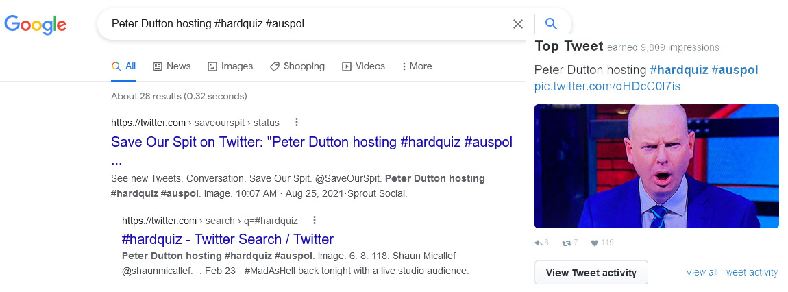 Peter Dutton Tweet