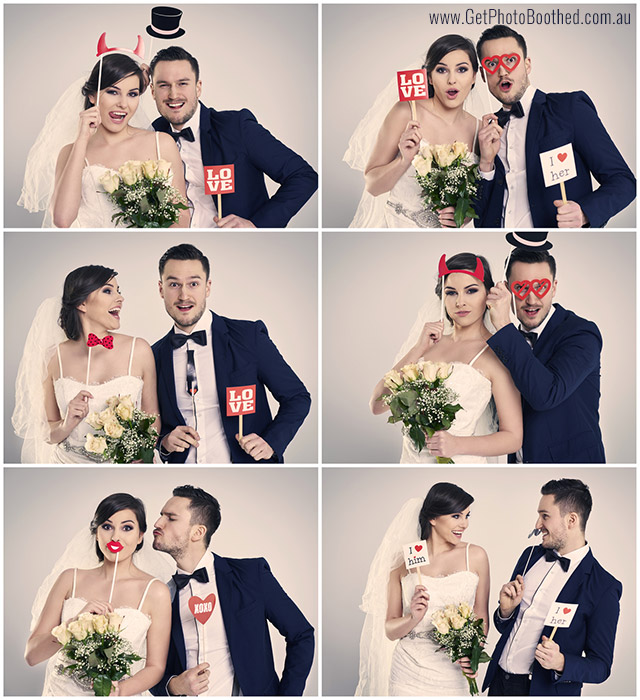 Photo Booth Wedding Photos