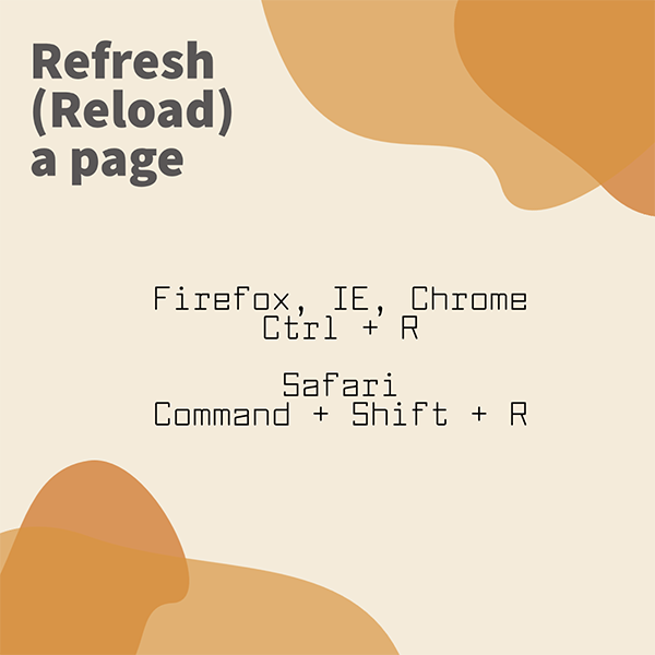 Refresh Reload your Browser