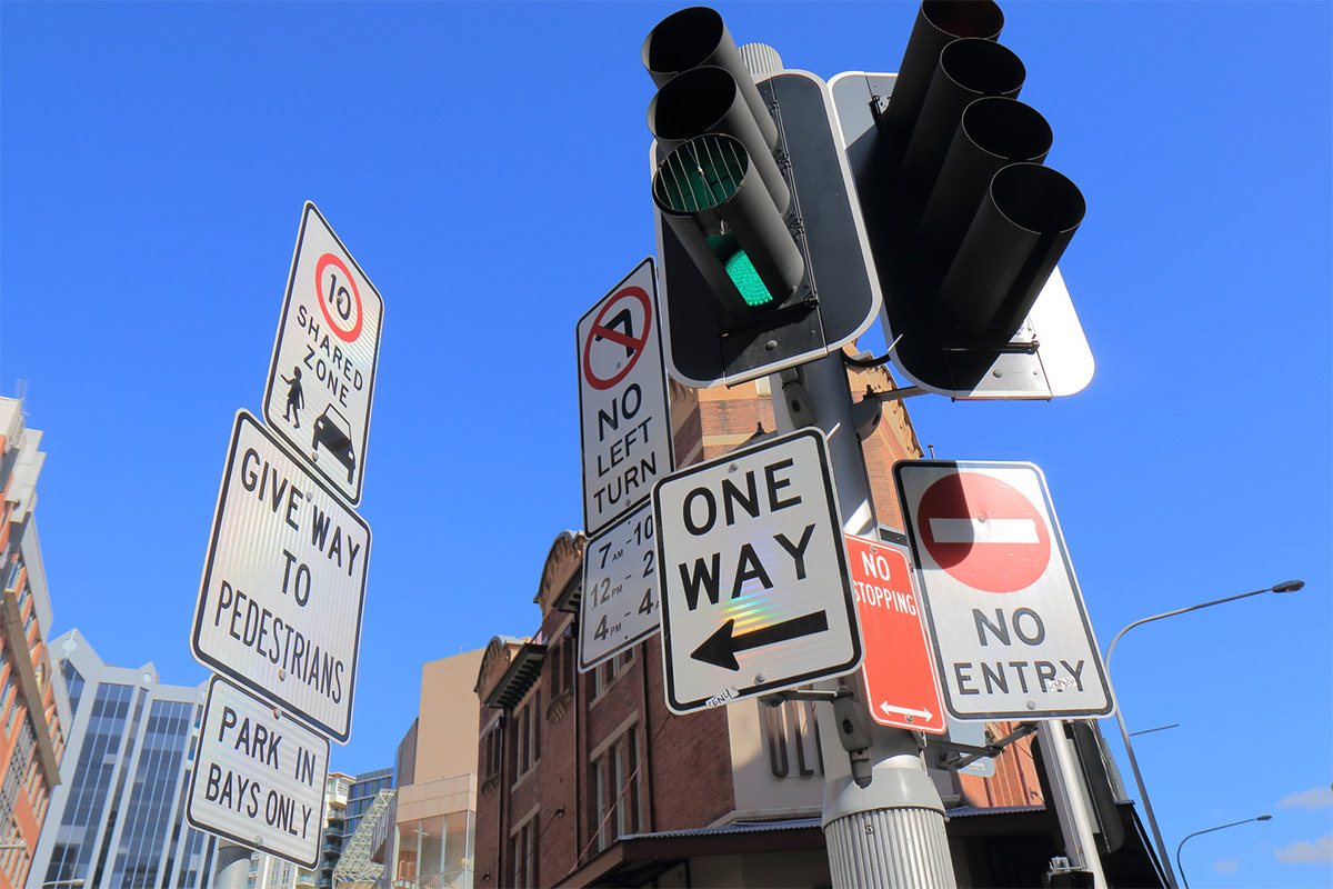 Traffic Signs in the City