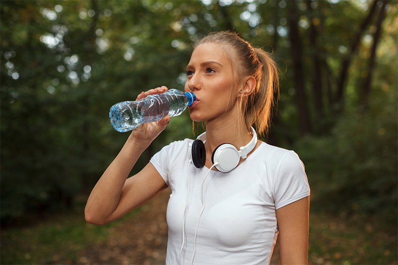 Woman Drinking Water