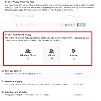 Facebook Friends Privacy
